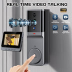1pc Timbre Inalámbrico con Cámara Sin WiFi, Video Intercomunicador Inalámbrico con Pantalla IPS de 10.92cm, Lente Gran Angular, Audio Bidireccional, Visión Nocturna, Para Seguridad en el Hogar