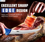 4 Piezas Cuchillo de Cocina, Cuchillo de Filetear, Utensilios de Cocina, Accesorios y Gadgets de Cocina, Cuchillo de Chef, Cuchillo de Frutas, Cuchillo de Carnicero de Acero Inoxidable, Cuchillo Profesional Afilado para Cocinar Carne, Cuchillo de Cocina p