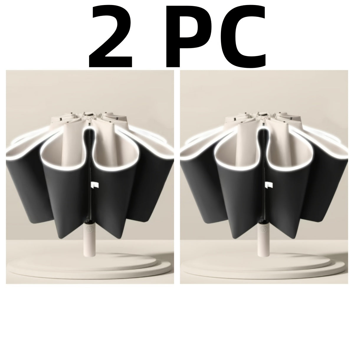 Paraguas Automático Doble de 10 Varillas Compacto para Viaje, Paraguas Resistente, Paraguas de Coche Reforzado y Ampliado, Paraguas de Protección para Viaje con Barra de Seguridad, Diseño Moderno en Múltiples Colores, Paraguas de Alta Gama Adecuado para H