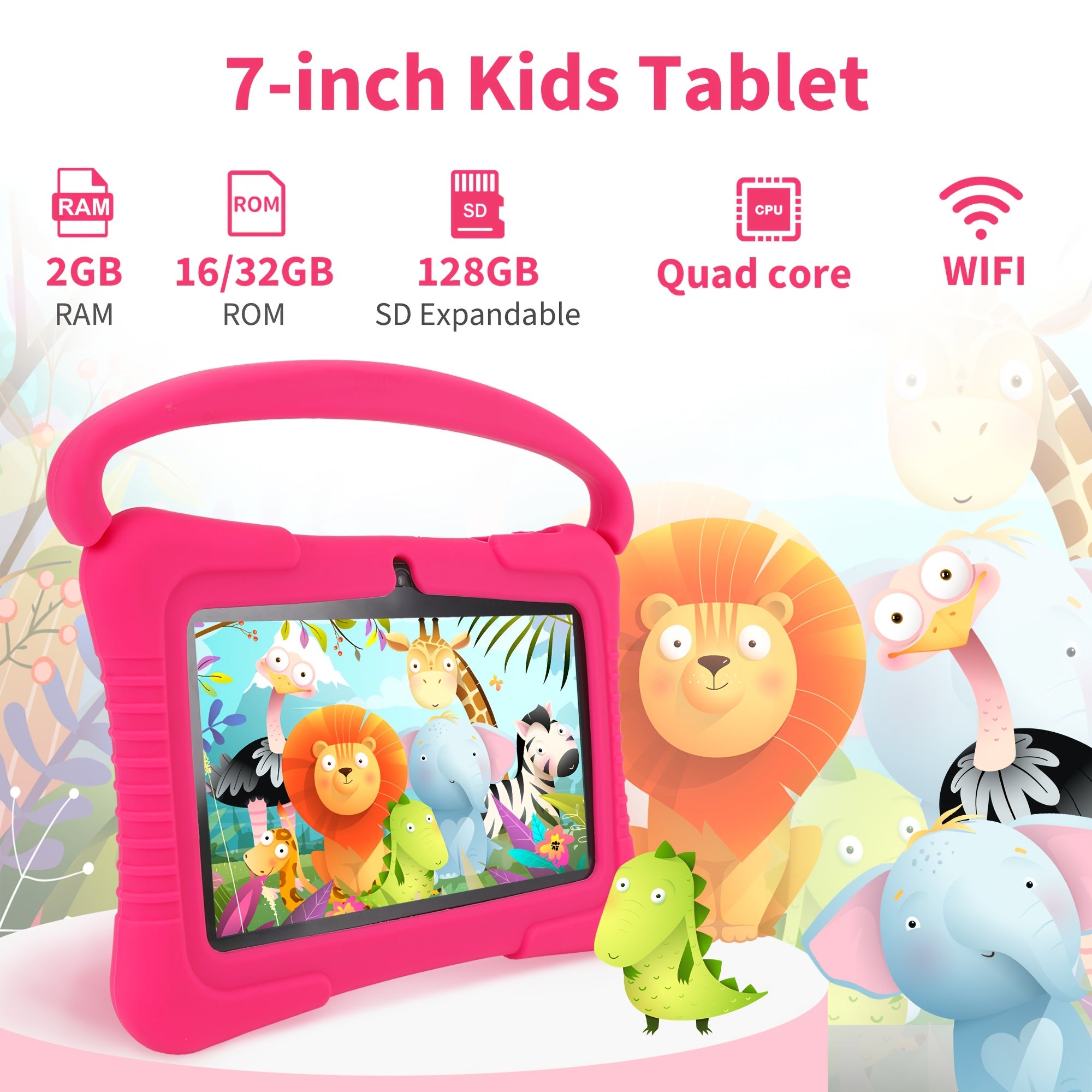 Tablet con pantalla táctil de silicona | Estudio, trabajo y entretenimiento