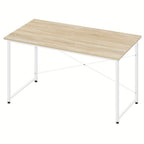 Mesa de escritorio ergonómica universal de 1 pieza para oficina, escritorio para portátil, escritorio para computadora con un soporte de metal resistente, adecuada para oficinas en casa y empresas
