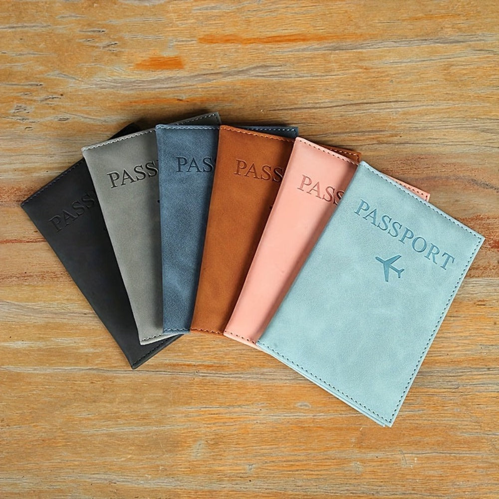 Un Portapassport Minimalista, Estuche para Documentos y Protector de Pasaporte