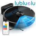 Lubluelu SL60 Plus+ Robot Aspirador con Autovaciado, Manos Libres hasta 60 Días, Robot Aspirador y Trapeador Combo de Súper Succión de 6500Pa, Navegación Láser LDS9.0, Mapeo Multicapa, Robot Aspirador 3 en 1 Autocargable para el Hogar, Pelo de Mascotas, P