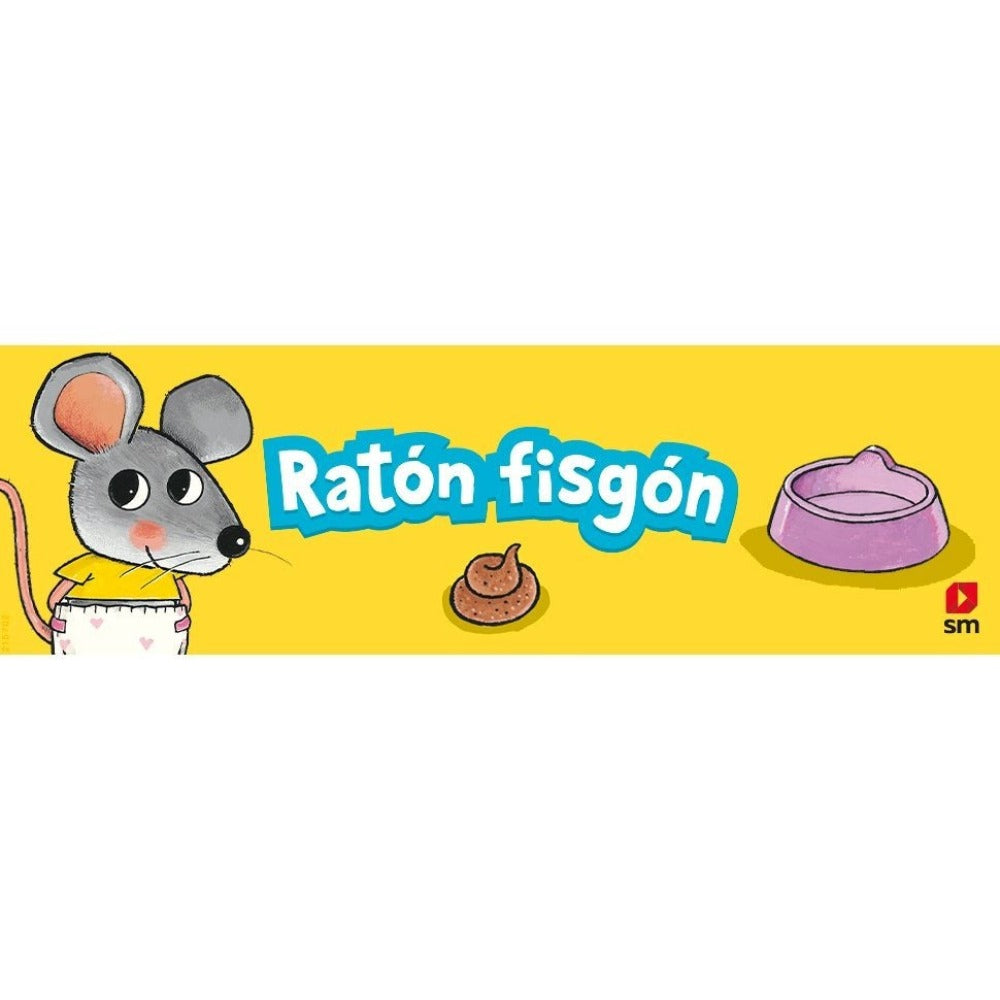 Pack ¿Puedo mirar tu pañal? con muñeco (Ratón fisgón)