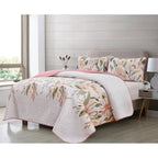 Colcha Bouti de Verano Reversible (Solo 1 Pieza), Edredón Ligero Transpirable para Cama 90,Cama 105,Cama 135,Cama 150 Cubrecama Estampado de Microfibra Suave, Manta Fina para Primavera y Verano (Sin Fundas de Almohada)