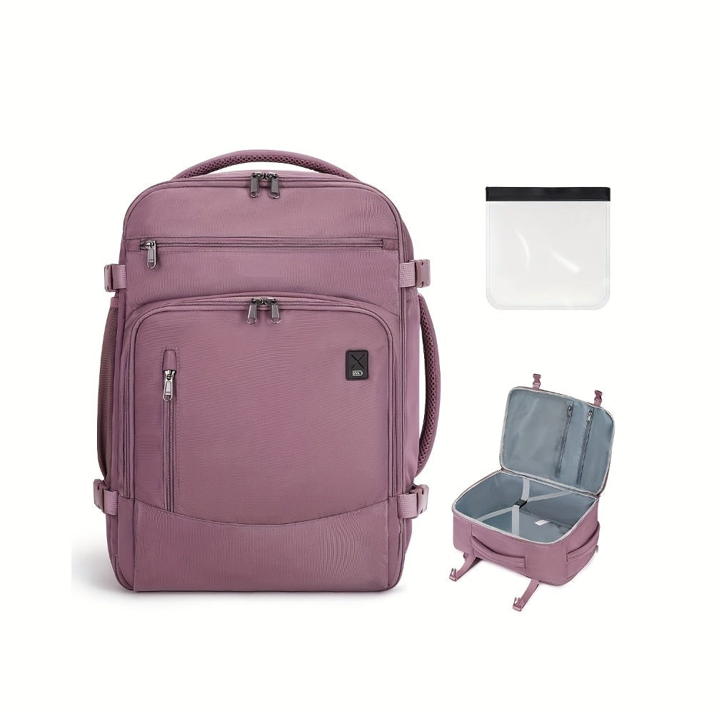 Mochila de Viaje de 30L para Debajo del Asiento con Compartimento para Laptop, Ideal para Avión y Uso Diario | Correas Acolchadas y Sistema de Organización, Equipaje de Mano Unisex, Regalo de Navidad