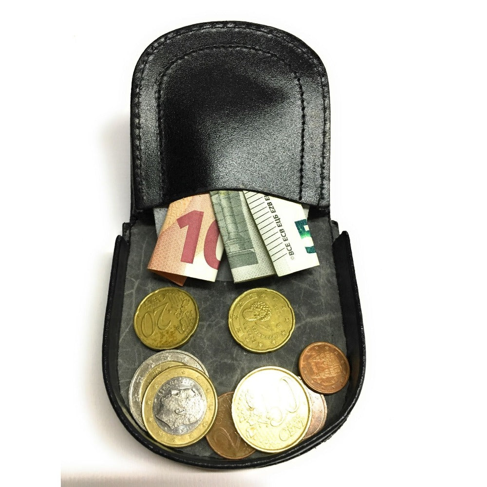 Monedero para Monedas Clásico Piel De Ubrique, Resistente, Duradero con un Diseño Elegante