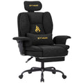 Silla de gaming SYMINO, silla de oficina ergonómica de piel PU con soporte lumbar - Silla de escritorio reclinable para computadora para adultos, asiento de videojuegos estilo carreras (altura y reposacabezas ajustables)