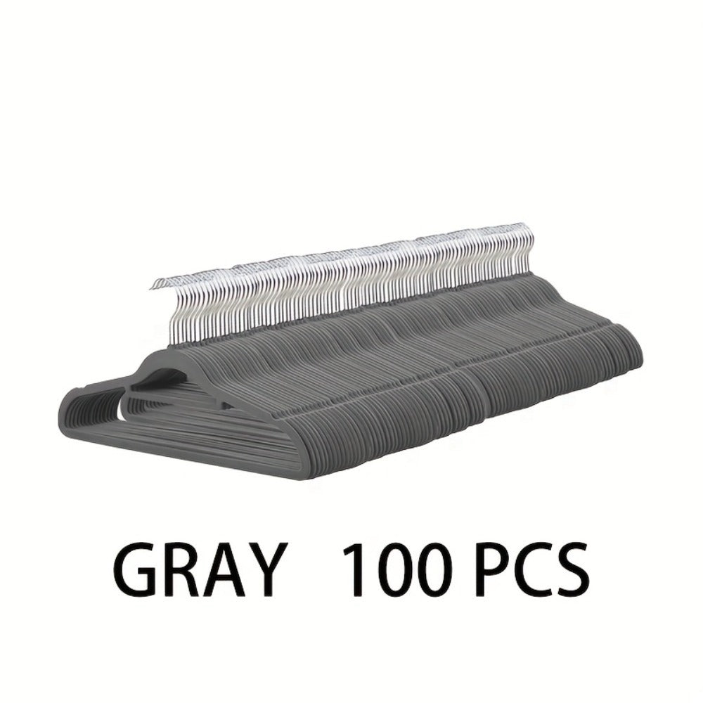 100 Perchas de Terciopelo, Perchas de Fieltro Delgadas y de Alta Calidad, Ganchos Giratorios de 360°, una Solución de Almacenamiento Elegante y Duradera para la Organización del Armario, Abrigos, Suéteres, Trajes, Perchas para Accesorios y Adiciones de Mo