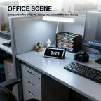 Cámara de Reloj Rectangular Inteligente, Cámara Inalámbrica Wifi 1080P con Visión Nocturna, Detección de Movimiento y Visualización Remota, Cámara de Vigilancia para Bebés/Personas Mayores/Mascotas, Seguridad Interior para el Hogar, Decoración de Escritor