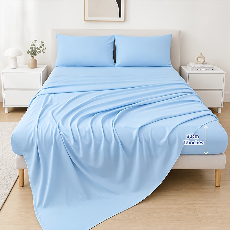 Sábana bajera ajustada fresca de verano - Suave con la piel y transpirable, que absorbe la humedad, protector de colchón acolchado antideslizante con elástico de 360°, resistente a las arrugas, a la decoloración y al encogimiento, lavable a máquina (funda