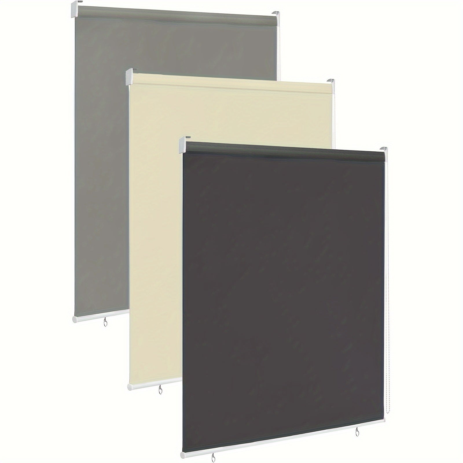 Estores Enrollables Verticales Para Balcón - Oscurecimiento, Protección UV, Térmico Reflectante