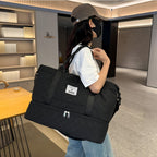 Set de Bolso Duffel de Viaje, Bolso de Fin de Semana para Mujer con Bolso de Hombro, Bolso de Mano de Noche con Compartimento para Zapatos, Bolso de Gimnasio para Yoga con Bolsa para Zapatos con Bolsillo Húmedo, Bolso de Hospital para el Trabajo de Parto
