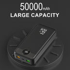 Power bank para carga durante viajes y uso diario | 50000 mAh y 66 W