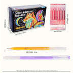 Bolígrafos y rotuladores | Set de Bolígrafos de Escritura a Mano de 168 COLORES con Colores Intensos, Ideal para Cuadernos, Pintura, para Tomar