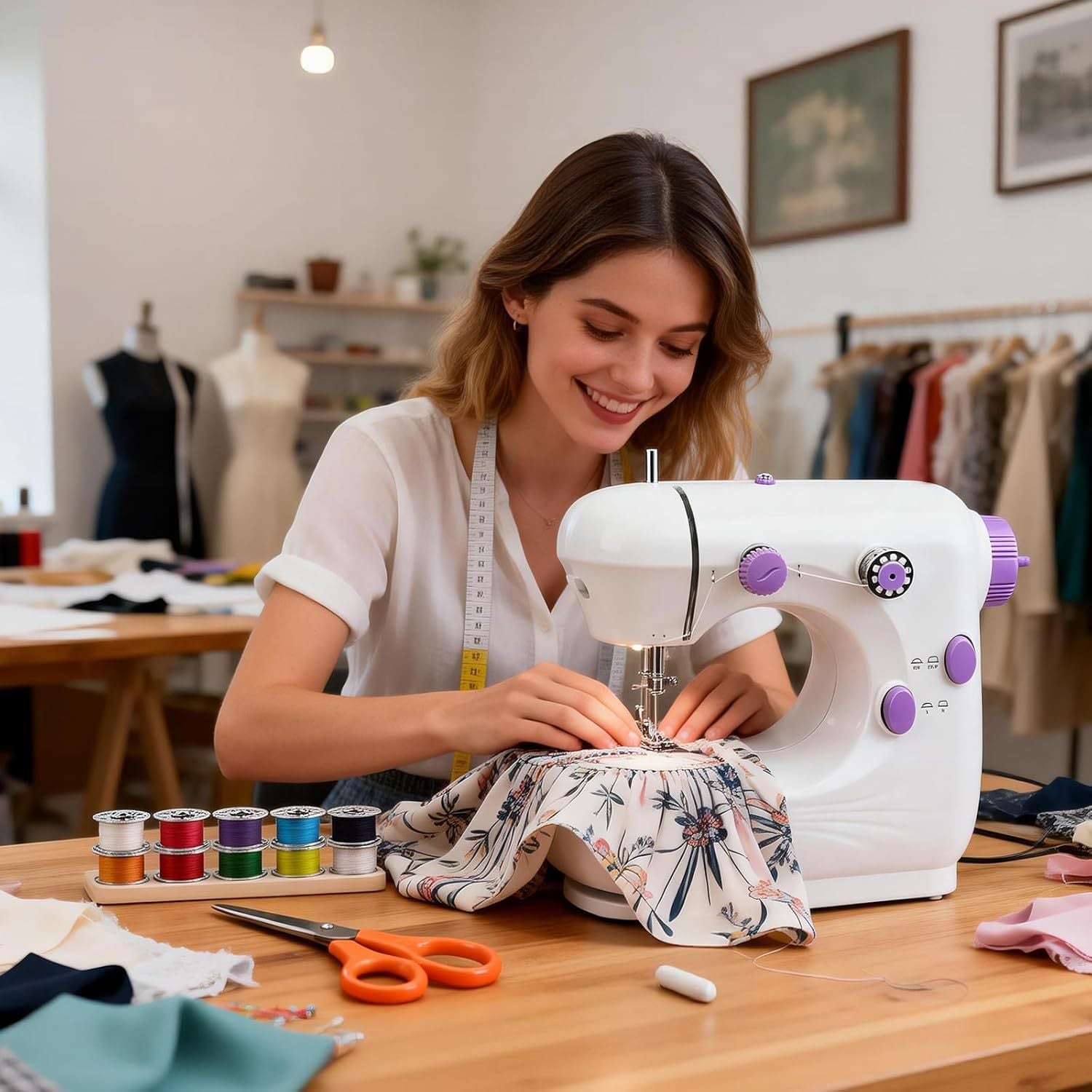 Este versátil producto de bricolaje es perfecto para viajes, uso doméstico, reparaciones rápidas de tela y más. Es fácil de usar y una herramienta práctica para amas de casa y entusiastas de las manualidades