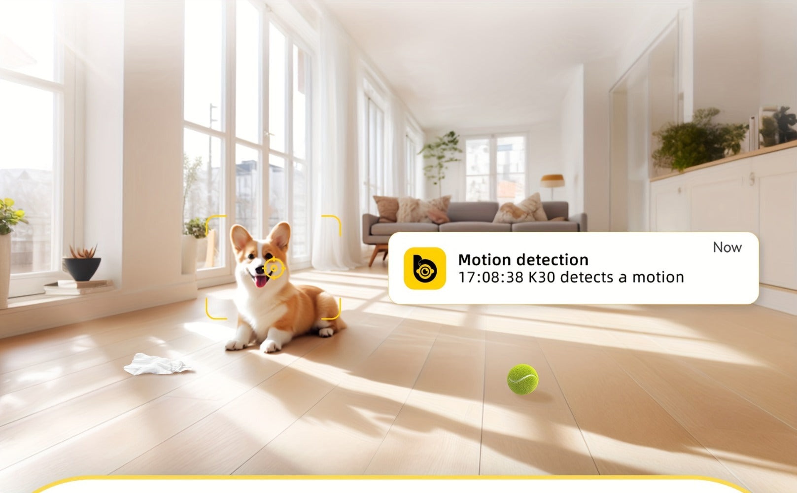 1pc Boykeep Cámaras de Seguridad Inalámbricas, Sistema de Cámaras de Seguridad para el Hogar con Giro y Inclinación de 360°, Detección de Movimiento, Seguimiento Automático, Audio Bidireccional, Visión Nocturna a Color 2K, Configuración Sencilla, Wi-Fi 5G