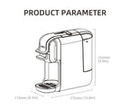 Cafeteras de cápsulas | Cafetera HiBREW 5 en 1 para cápsulas múltiples, café caliente/frío, DG Cappuccino Nes, para cápsulas pequeñas ESE Pod y