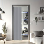 1 Cortina Magnética para Puerta, Cubierta Aislante para Puerta, Cortina Opaca para Puerta, Fácil de Instalar, Dormitorio, Sala de Estar, Cocina, División de Habitación