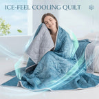 Colcha de Verano New Cool-Sense | Suave, con Relieve Ultrasónico, No se Decolora, Para Todas las Estaciones, Lavable a Máquina, Ideal para Dormitorio, Sala de Estar, Habitación de Invitados
