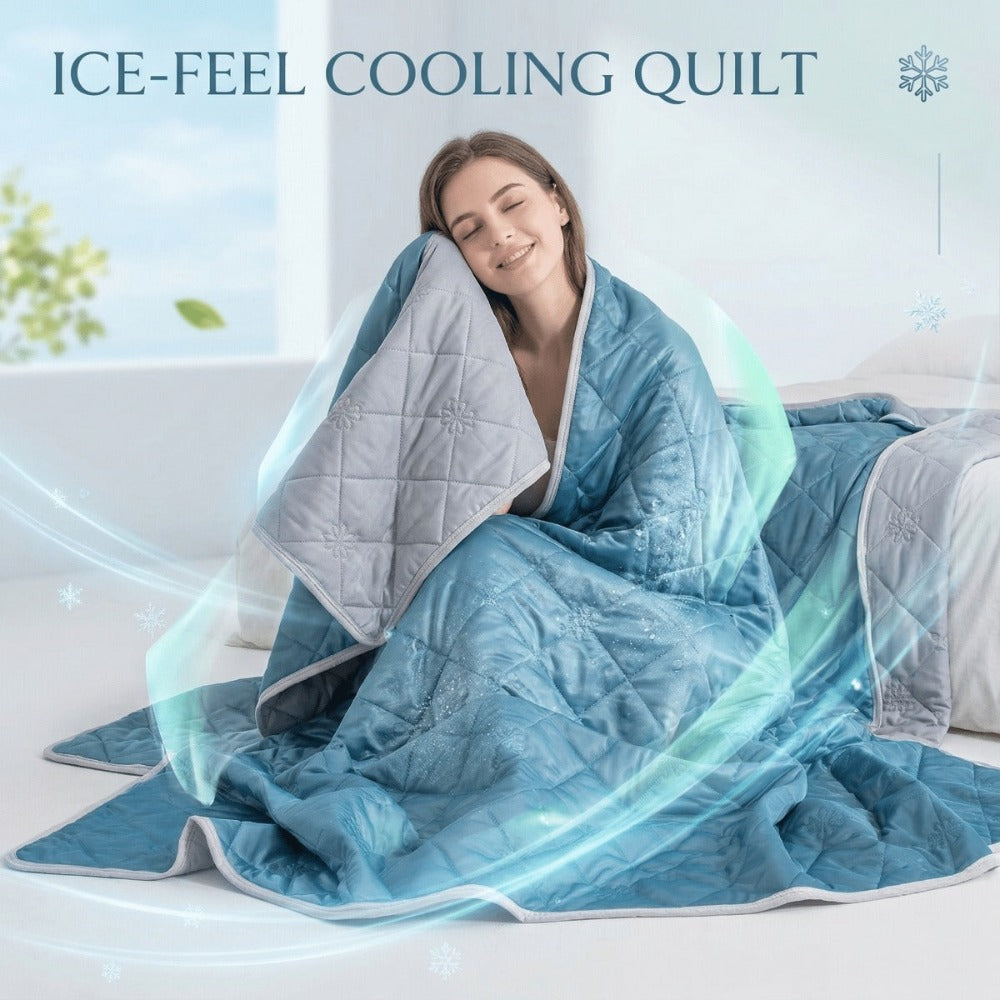 Colcha de Verano New Cool-Sense | Suave, con Relieve Ultrasónico, No se Decolora, Para Todas las Estaciones, Lavable a Máquina, Ideal para Dormitorio, Sala de Estar, Habitación de Invitados