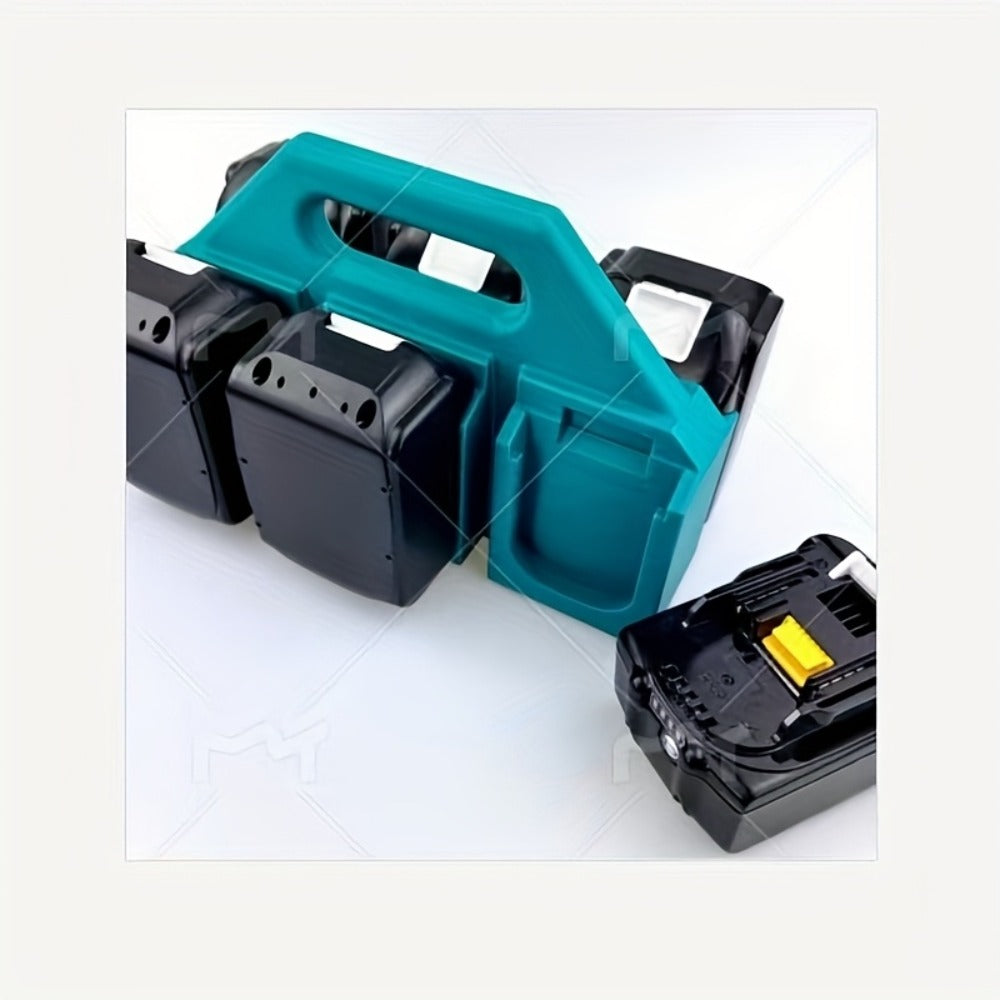 Estuche para baterías de herramientas Makita para banco de trabajo garaje y transporte | diseño funcional