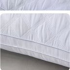 Juego de 2 almohadas de cama de calidad hotelera – Almohadas de apoyo suaves y respetuosas con la piel con alta resiliencia, comodidad transpirable para quienes duermen de lado, boca arriba y boca abajo, almohadas de cama para toda estación, acogedor rega