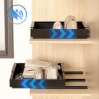1 unidad de cajón telescópico, estantes de almacenamiento extraíbles y expandibles, ancho ajustable (31.5-52 cm), no requiere perforación para la instalación, adecuado para película adhesiva, diseñado para gabinetes de cocina y baño