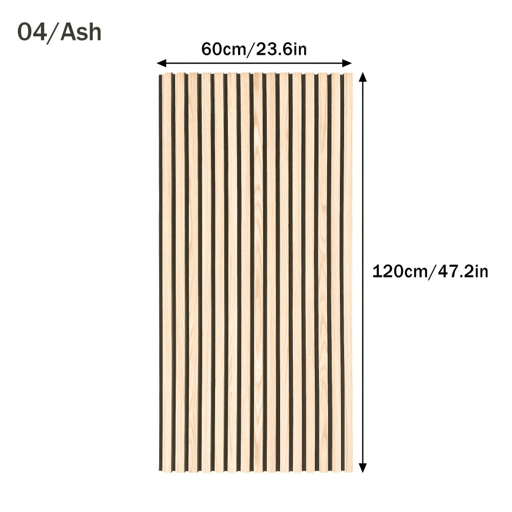 2/4 piezas de paneles acústicos de madera (120×60 cm), hechos de material de fieltro que absorbe el sonido, diseñados para aislamiento acústico, reducción de ruido y eliminación de eco, disponibles en una variedad de colores, adecuados para decoración de