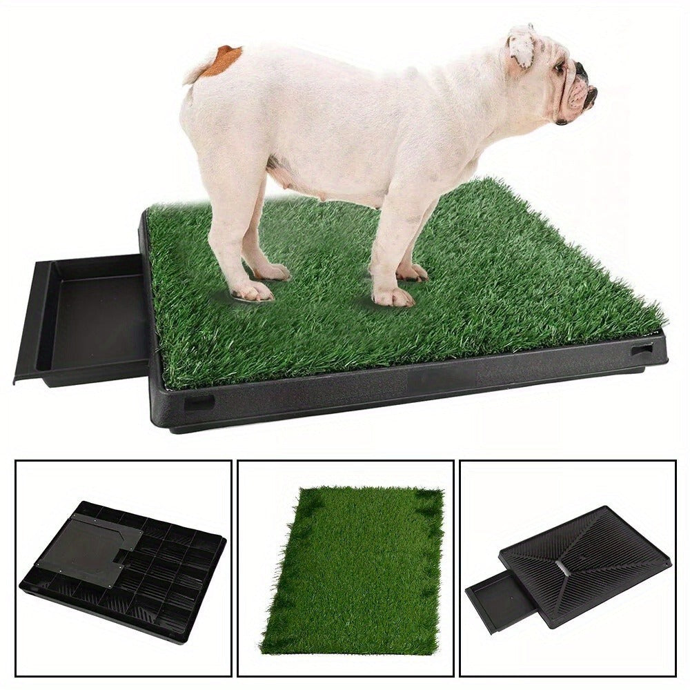Orinal para perros, Orinal para cachorros, Césped artificial 63X50Cm