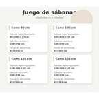 Juego de sábanas de microfibra 3 piezas, fino, suave, perfecto para verano, tamaño de 90/ 105/ 135/ 150