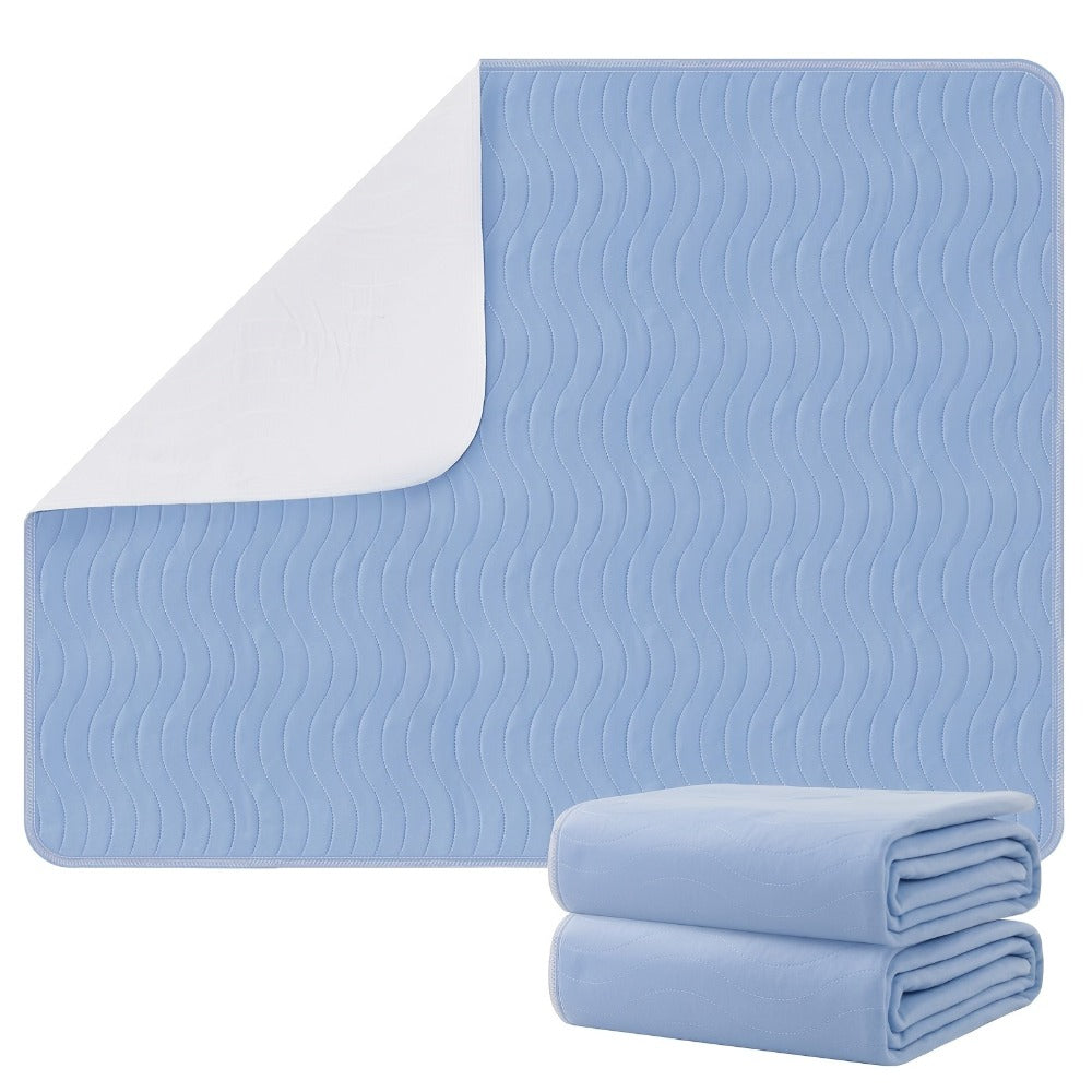 Paquete de 4 (132X86Cm)/Paquete de 2 (91X86Cm)/Paquete de 1 (91X86Cm) Protectores Extra Absorbentes Lavables, Protectores de Secado Rápido para Cama, Protectores Reutilizables Lavables para Perros, Pañales