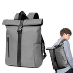 Mochila Enrollable para Hombre, Mochila Mujer para Portátil 15.6 Pulgadas, Moquera de Viaje Ligera para Hombre y Mujer de 21-25L, Bolso Escolar con Múltiples Compartimentos, Mochila Duradera de Capa Suave para Deportes al Aire Libre, Trabajo.