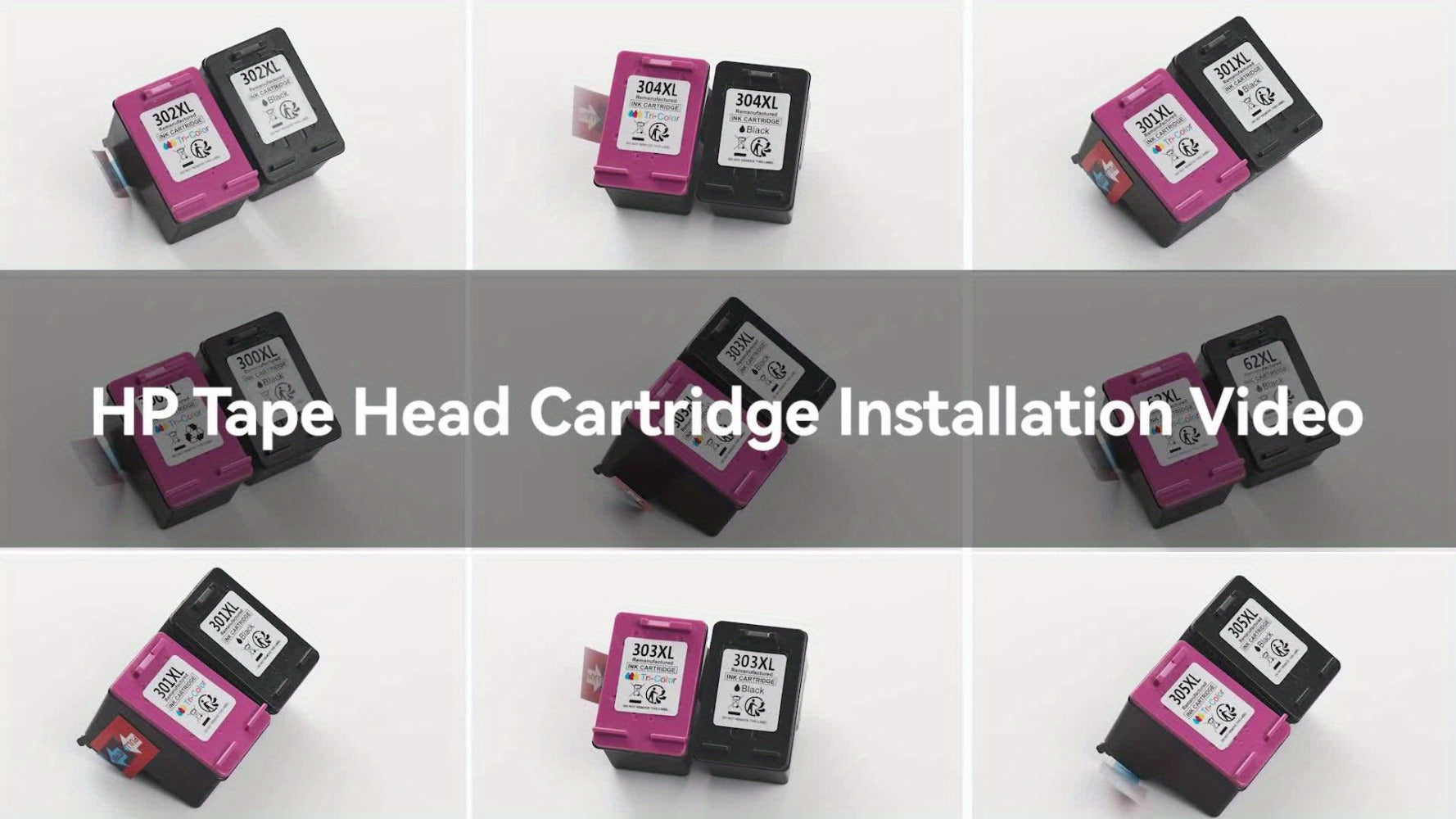 Cartucho de tinta remanufacturado de alto rendimiento 305XL para HP 305 305XL compatible con HP DeskJet 2700 2710 2720 2722 DeskJet Plus 4100 4120 4130 Envy 6000 6010 6020 6032 Envy Pro 6400 6420 - Negro y Tricolor
