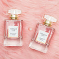 2 Frascos Perfume Floral Dulce para Mujer 55ml x2, Fragancia Clásica Frutal, Perfume de Larga Duración con Rosa, Jazmín, Vainilla y Pachulí, Botella Rosa, Perfume para Citas Mujer, Regalo de Halloween/Navidad/Festividades