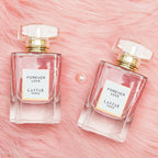 2 Frascos Perfume Floral Dulce para Mujer 55ml x2, Fragancia Clásica Frutal, Perfume de Larga Duración con Rosa, Jazmín, Vainilla y Pachulí, Botella Rosa, Perfume para Citas Mujer, Regalo de Halloween/Navidad/Festividades