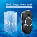 Puruikai 10 Nuevo Producto Navideño Almacenamiento Local Robot de Limpieza de Ventanas Inteligente, Disponible en Blanco y Negro, Robot de Limpieza de Ventanas con Spray Automático y Control Remoto, Potente Succión con Seguridad Anticaída, Ahorra Tiempo y