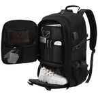 Mochila de Viaje para Cabina de Avion 45x30x20 para Vuelo Barato Equipaje de Mano y Espaciosa con Compartimento para Zapatos y Mochila Antirrobo Multifuncional para Viajes 2210.