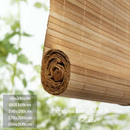 NQT Persiana Estor Enrollable de Bambú Natural, Protección Solar y Privacidad para Ventana
