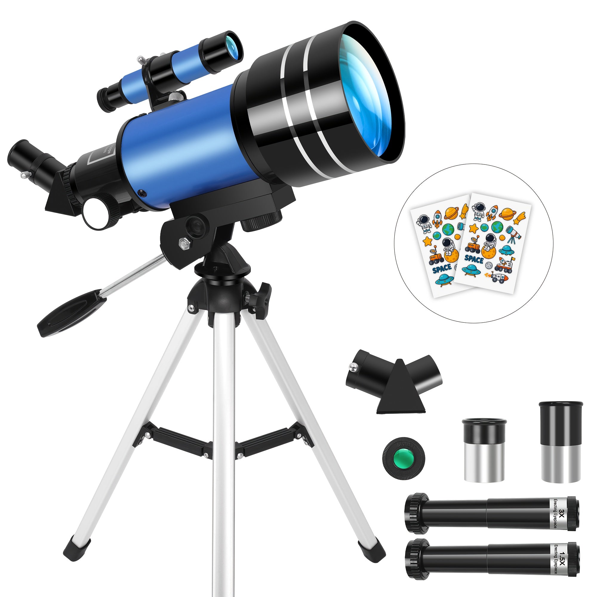 Telescopio astronómico para principiantes para principiantes | Observación lunar educación y camping