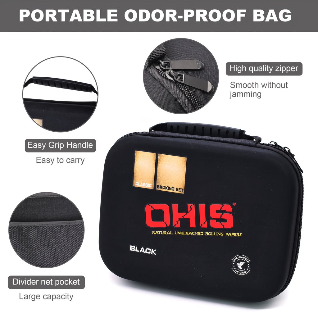 Kit de accesorios para fumador para organización viaje y regalo | diseño funcional