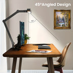 Lámpara de mesa para iluminación de dormitorio y escritorio | 24W y 5 colores y metal y Ajustable