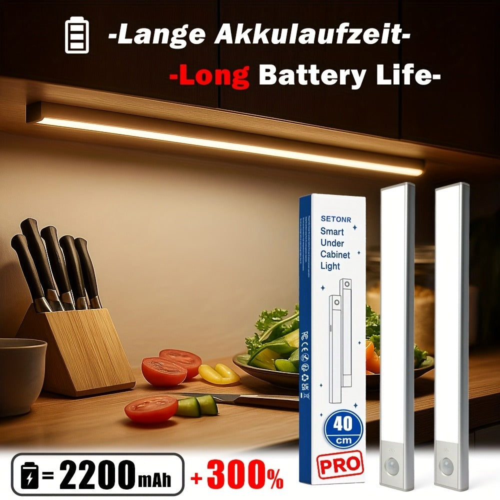 Luz LED recargable con sensor inalámbrico | Armario cocina escalera y dormitorio