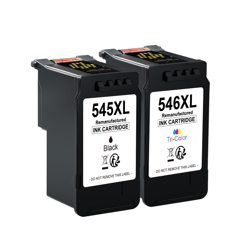 Cartucho de tinta | PG-545XL CL-546XL Reemplazo para Cartuchos de Impresora Canon 545 546 Multipack para Canon Pixma MX495 TR4550 TS3350 TS3150