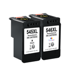 Cartucho de tinta | PG-545XL CL-546XL Reemplazo para Cartuchos de Impresora Canon 545 546 Multipack para Canon Pixma MX495 TR4550 TS3350 TS3150