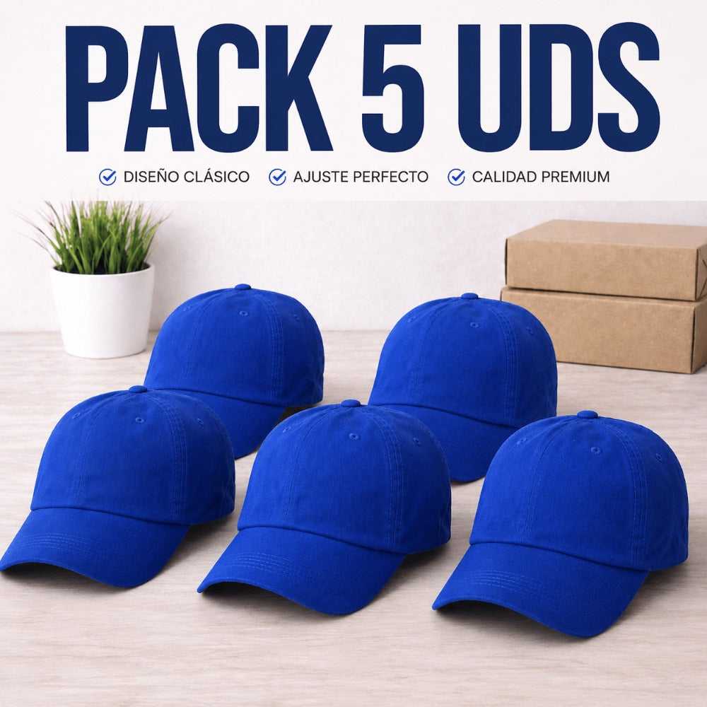 PACK DE 5 GORRAS