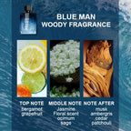 Colonia para Hombres Ocean, Fragancia Exclusiva de Océano, La Combinación Perfecta de Brisa Marina Fresca y Aroma de Madera, Ideal para Citas y Uso Diario, Muestra el Encanto Profundo del Hombre, Frescura Duradera, Caja de Regalo, Excelente Regalo para el