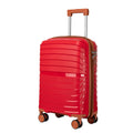 1 pieza de equipaje premium 100% PP | Tamaño de mano de 20", resistente a pisotones y no deformable, capacidad expandible, aprobado para el embarque | Disponible en varios colores: Rojo, Gris Oscuro, Gris Claro | Estilo de moda con asa telescópica y rueda