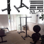Costoffs Soporte Ajustable para Mancuernas, Estante para Barra, Rack de Levantamiento de Pesas de Metal con Capacidad de 250 kg, Soporte para Sentadillas