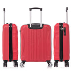 Maleta Cabina ABS 55x40x20cm (44L)- 20 Pulgadas - Negro/Azul/RosaDorado/Plateado/Amarillo/Rojo/Turquesa/Verde/Menta/Morada